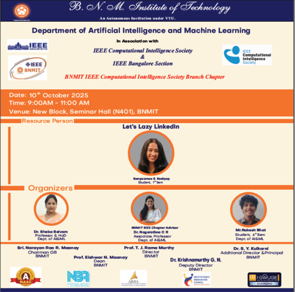 Interactive Session on “LinkedIn Awareness and Professional Profile ...
